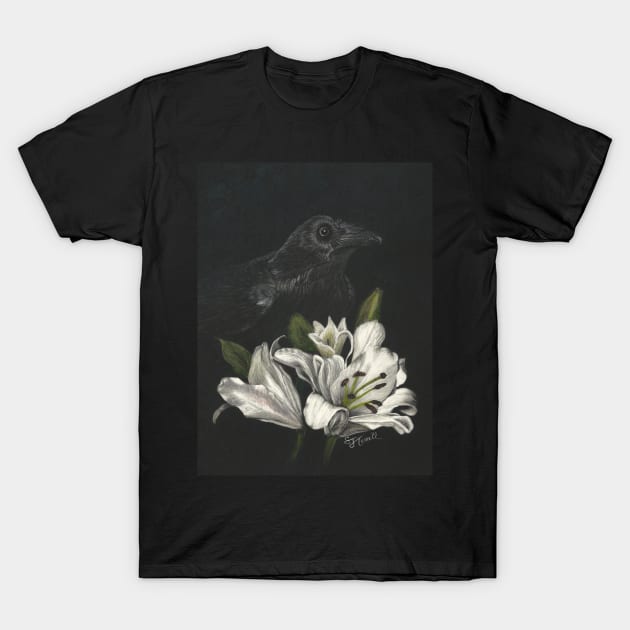 Lily White, Raven Black T-Shirt by havenhill studios